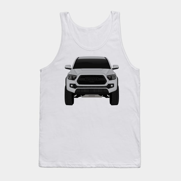 Toyota Tacoma SILVER Tank Top by VENZ0LIC